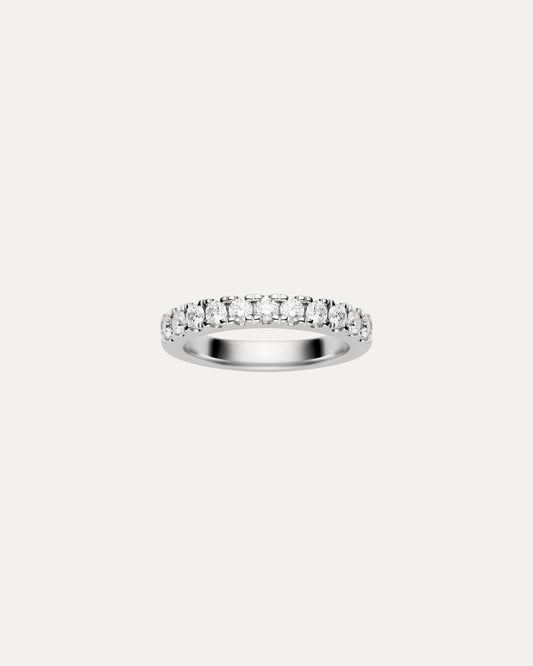 18CT WHITE GOLD DIAMOND SIGRID BAND