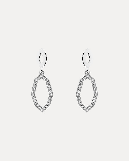 18CT DIAMOND BRINDABELLA DROP EARRINGS