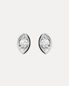 18CT DIAMOND FLEURUS STUD EARRINGS