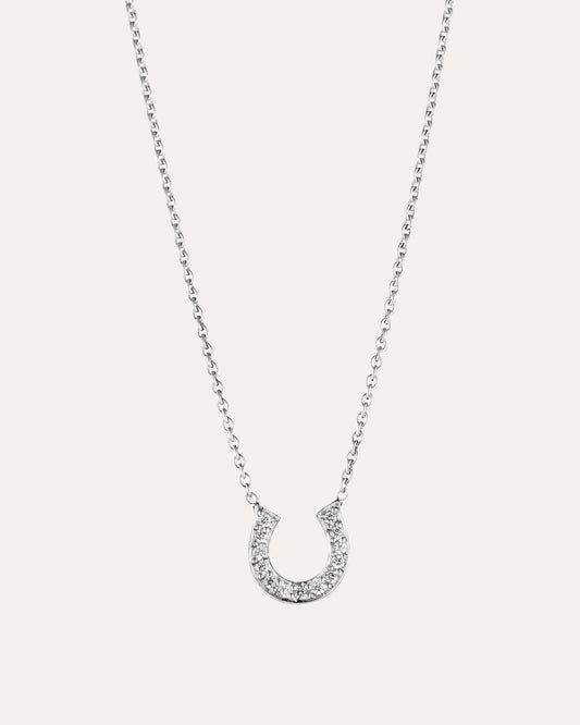 18CT DIAMOND MEDIUM LUCKY PENDANT