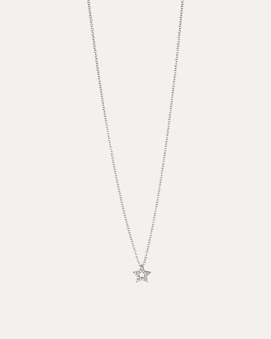 18CT DIAMOND MINI STAR PENDANT
