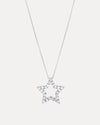 18CT DIAMOND MINI STAR PENDANT