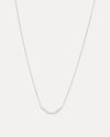 18CT WHITE GOLD DIAMOND MATRIX PENDANT