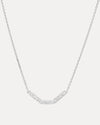 18CT WHITE GOLD DIAMOND MATRIX PENDANT