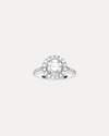 18CT DIAMOND PICCADILLY RING