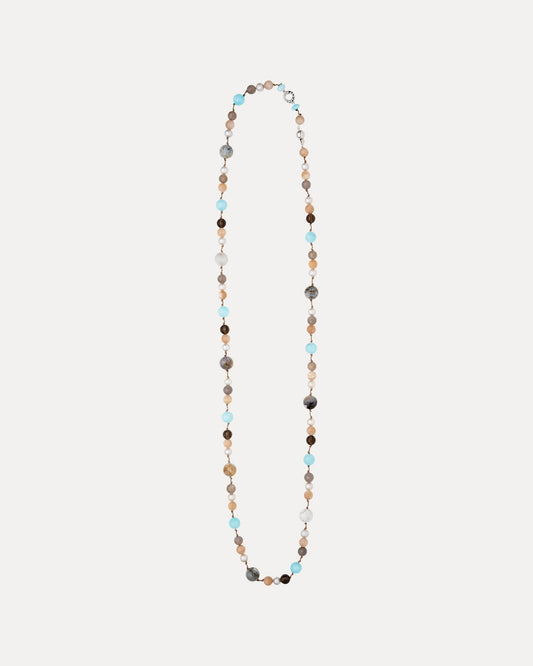 STERLING SILVER AQUAMARINE RAVELLO FLAPPER