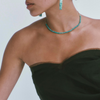 9CT CHRYSOPRASE PORTMAN NECKLACE