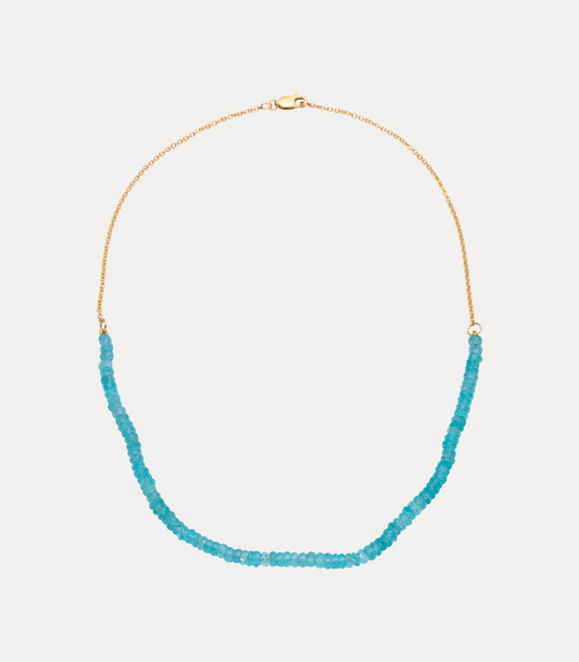 9CT APATITE PORTMAN NECKLACE