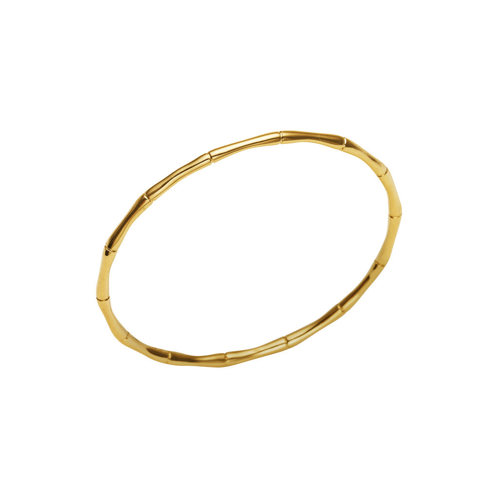 Gold hotsell bamboo bracelet
