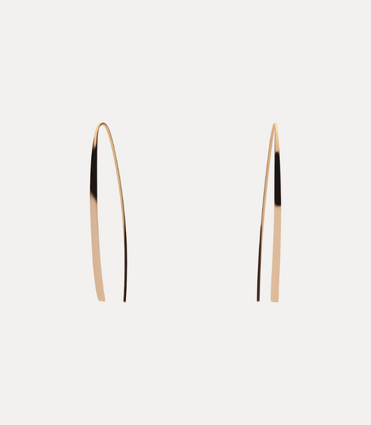 9CT ROSE GOLD ROCKEFELLER EARRINGS