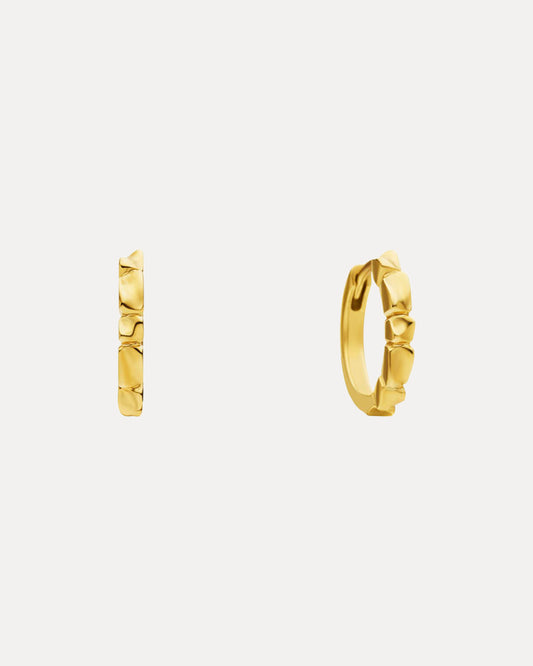 9CT ANU HUGGIE EARRINGS