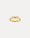 18CT YELLOW GOLD 4MM HIGH DOME WEDDER