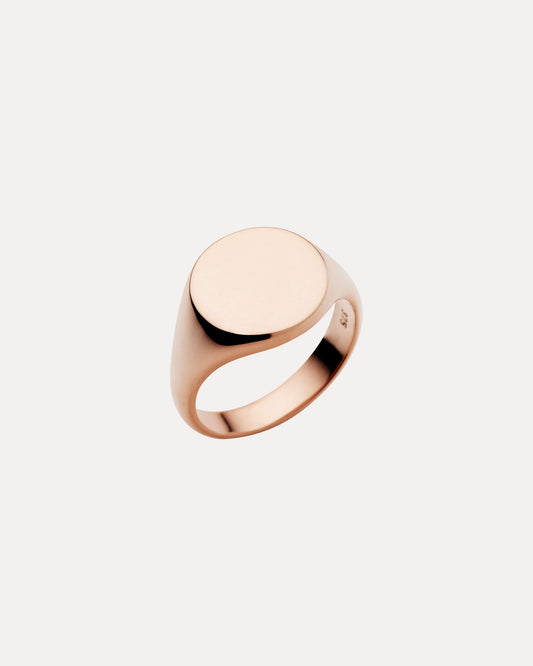 9CT ROSE GOLD SIGNET RING