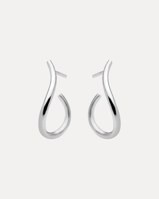 STERLING SILVER CASSAVETES EARRINGS