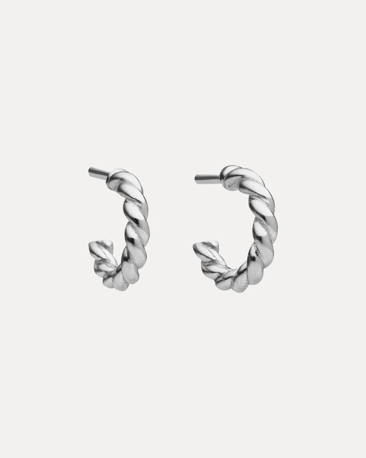 STERLING SILVER DONNA HUGGIE EARRINGS