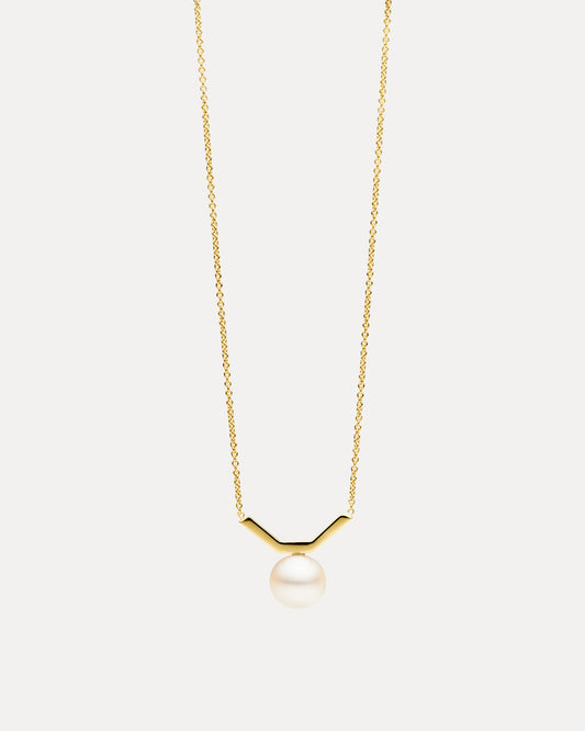 9CT GOLD PEARL MATRIX PENDANT