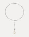 STERLING SILVER BAROQUE PEARL OLIVIA NECKLACE