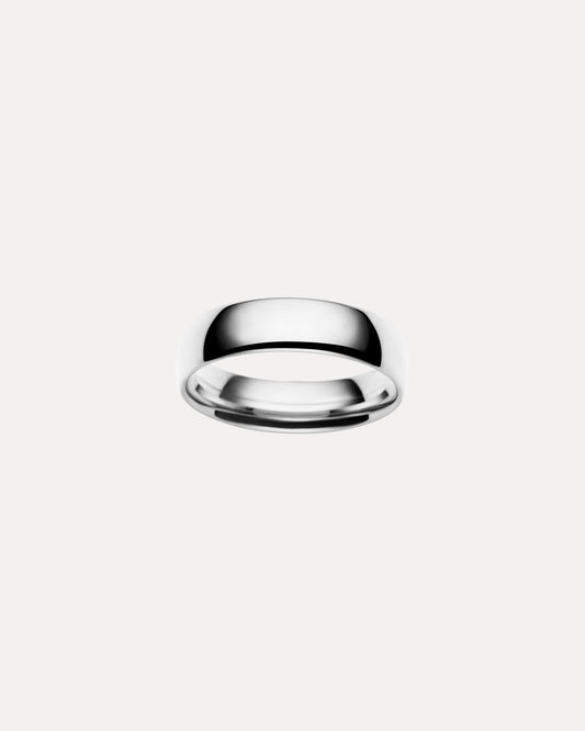 18CT WHITE GOLD WEMBLEY WEDDING BAND