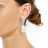 18CT SOUTH SEA PEARL TIARNIE EARRINGS