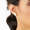 9CT FRESHWATER PEARL BUTTON STUD EARRINGS