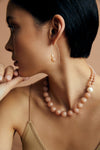 SOUTH SEA PEARL & PEACH MOONSTONE JACKI NECKLACE