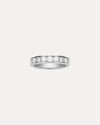 18CT WHITE GOLD DIAMOND KENSINGTON BAND