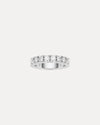 18CT WHITE GOLD DIAMOND SIGRID BAND