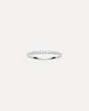 18CT WHITE GOLD DIAMOND PICCADILLY BAND