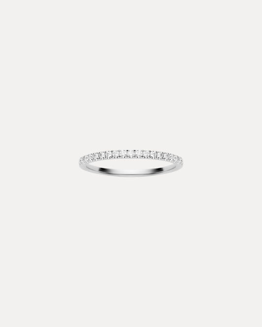 18CT WHITE GOLD DIAMOND PICCADILLY BAND