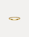 18CT YELLOW GOLD DIAMOND PICCADILLY BAND