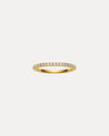 18CT YELLOW GOLD DIAMOND PICCADILLY BAND