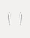 18CT DIAMOND HUDSON HOOK EARRINGS