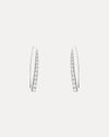 18CT DIAMOND HUDSON HOOK EARRINGS