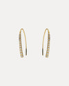 18CT YELLOW GOLD DIAMOND HUDSON EARRINGS