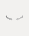 18CT WHITE GOLD DIAMOND SIGOURNEY EARRINGS