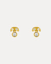 18CT DIAMOND VELOURIA STUD EARRINGS
