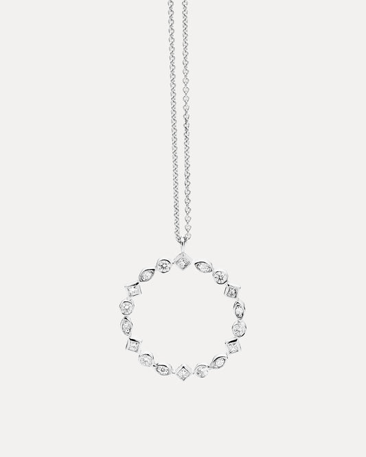 18CT DIAMOND CARNABY PENDANT