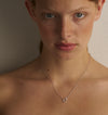 18CT WHITE GOLD DIAMOND PALTROW PENDANT