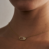 18CT YELLOW GOLD DIAMOND PFEIFFER PENDANT