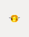 BESPOKE 18CT YELLOW SAPPHIRE & DIAMOND RING