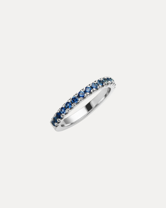 18CT SAPPHIRE PICCADILLY BAND