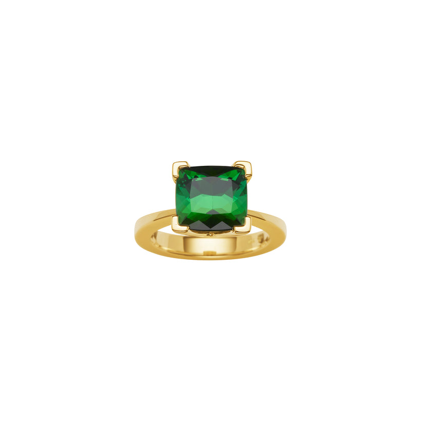 18K Green Tourmaline Gold Ring (CIRARI)-4531AS | Juwelo