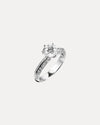 18CT DIAMOND VICTORIAN RING