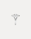 18CT DIAMOND CHEVRON RING