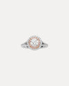 BESPOKE 18CT DIAMOND & PINK DIAMOND PENELOPE RING