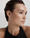 9CT PINK MORGANITE & PINK SAPPHIRE CALYPSO EARRINGS