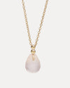 9CT CHERRY BLOSSOM ROSE QUARTZ PENDANT