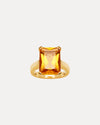 9CT CITRINE SUNSET RING