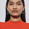 9CT MALACHITE ORNELLA EARRINGS