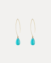 9CT AMAZONITE GENOVA EARRINGS